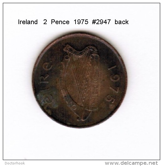IRELAND    2  PENCE  1975  (KM # 21) - Irland