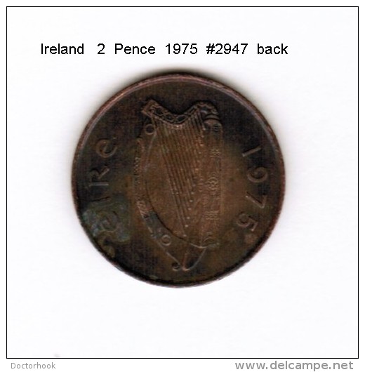 IRELAND    2  PENCE  1975  (KM # 21) - Ierland