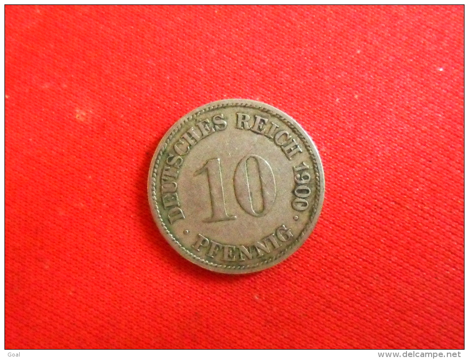 Suite Dates Monnaies RFA/ 5 Et 10 Pfeninng/ 1899 Et 1900G / TTB+( 4 Photos) - 10 Pfennig