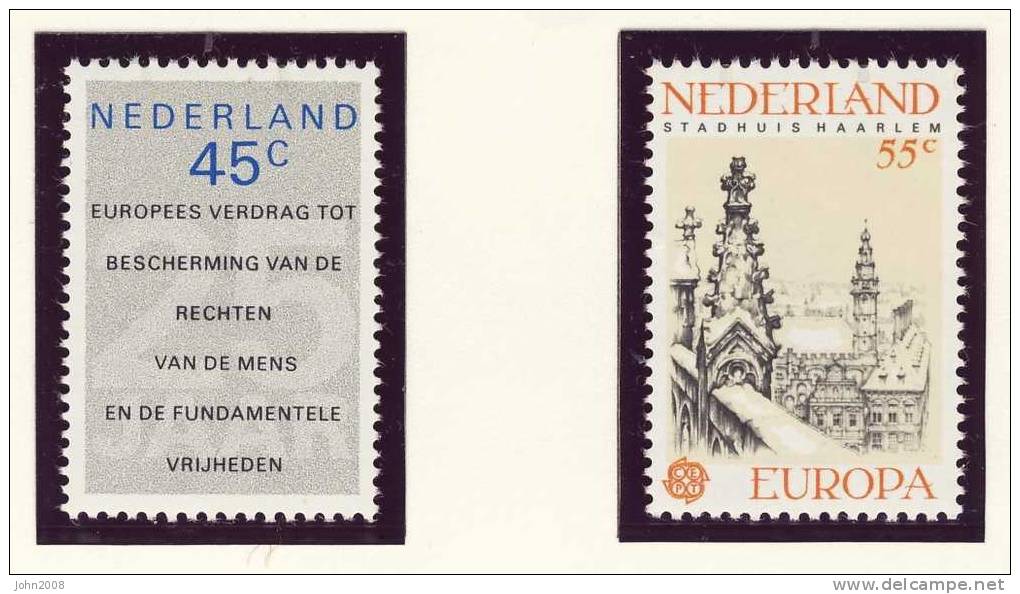 Niederlande / Netherlands 1978 : Mi 1119-1120 *** - Europa / Europe - Ongebruikt