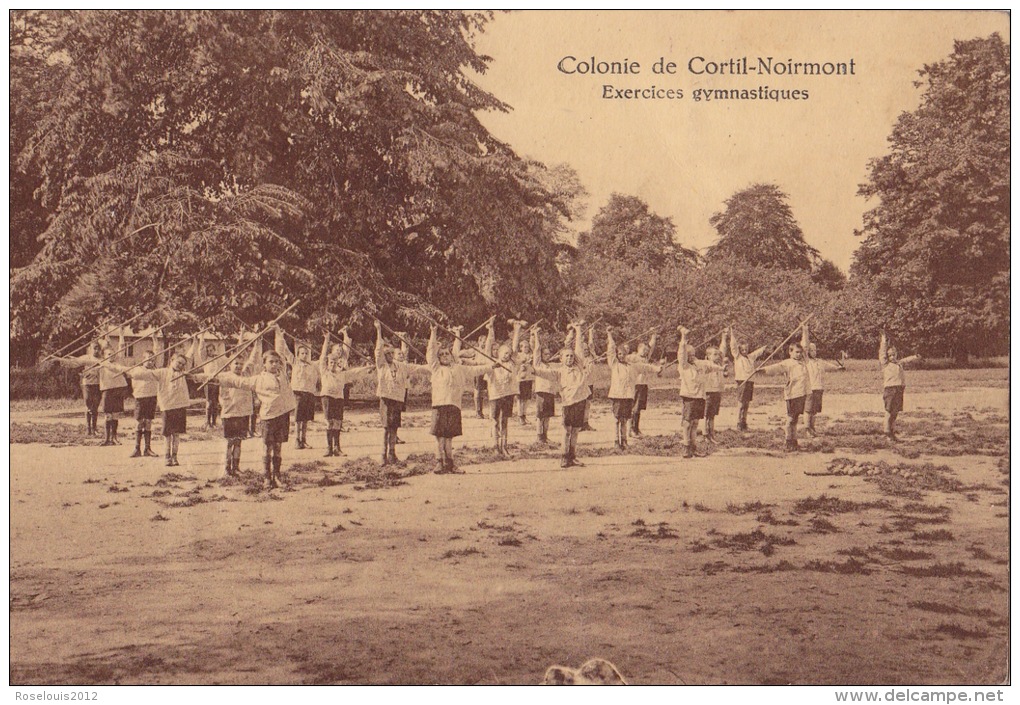 CORTIL-NOIRMONT : Colonie - Exercices Gymnastiques - Chastre