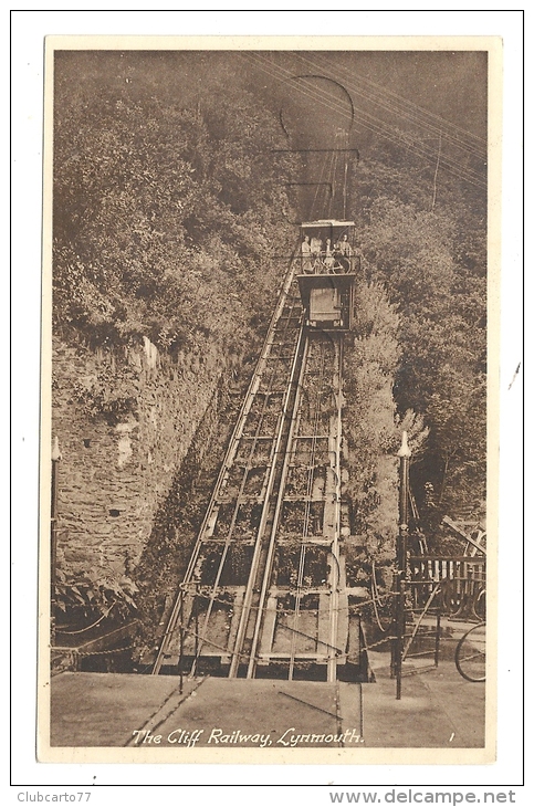 Lynmouth (Royaume-uni, Devon) : GP Du Fumiculaire Ou The Cliff Railway En 1930 (animé) - Plymouth