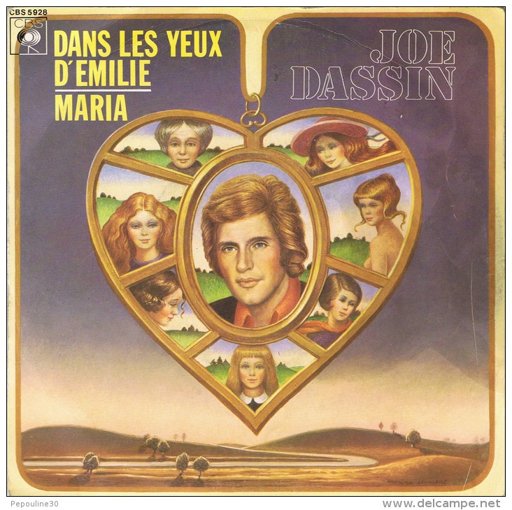 JOE DASSIN - (A) Dans Les Yeux D´émilie ; (B) Maria. 1977. - Disco, Pop