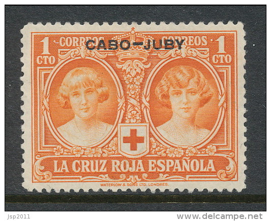 Cabo Juby 1926, Edifil # 26. Pro Cruz Roja, MH (*) - Cabo Juby