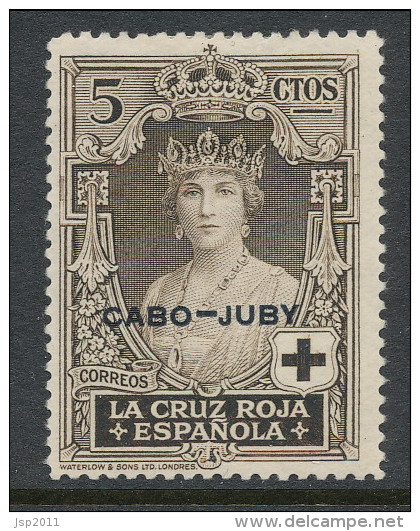 Cabo Juby 1926, Edifil # 28. Pro Cruz Roja, MH (*) - Cabo Juby