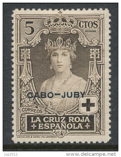 Cabo Juby 1926, Edifil # 28. Pro Cruz Roja, MH (*) - Cabo Juby