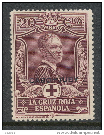 Cabo Juby 1926, Edifil # 31. Pro Cruz Roja, MH (*) - Cape Juby