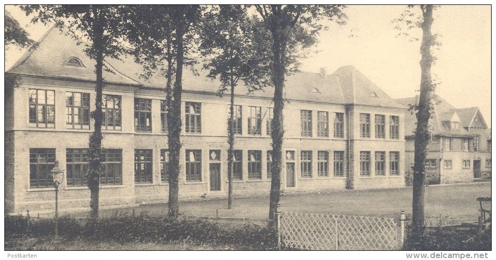 ALTE POSTKARTE ST. VITH ECOLE ET HALLE DE GYMNASTIQUE SCHULE & TURNHALLE Ansichtskarte AK Postcard Cpa St-Vith - Saint-Vith - Sankt Vith