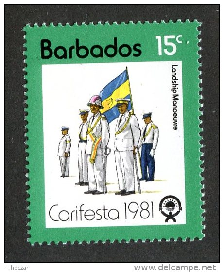 1858x)  Barbados 1981 - Sc # 550  Mnh**  ( Catalogue $.25) - Barbades (1966-...)