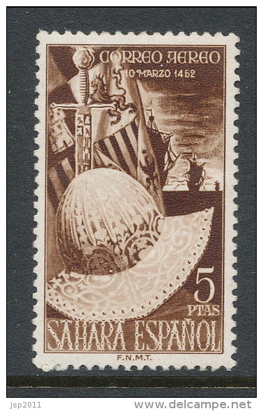 Spanish Sahara 1952, Edifil # 97. V Centenario Del Nacimiento De Fernando El Catolico, MH (*) - Spanische Sahara