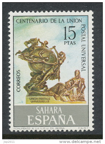 Spanish Sahara 1974, Edifil # 316. Centenario Del U.P.U., MNH (**) - Sahara Español