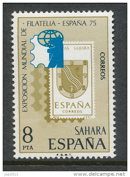 Spanish Sahara 1975, Edifil # 319. Exposicion De Filatelia, MNH (**) - Sahara Español