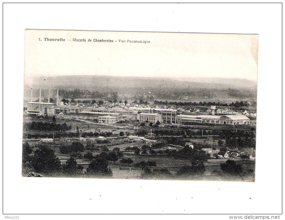 Cpa 60 THOUROTTE - Glacerie De Chantereine - Vue Panoramique N° 1 - Mahieu Photo - Thourotte