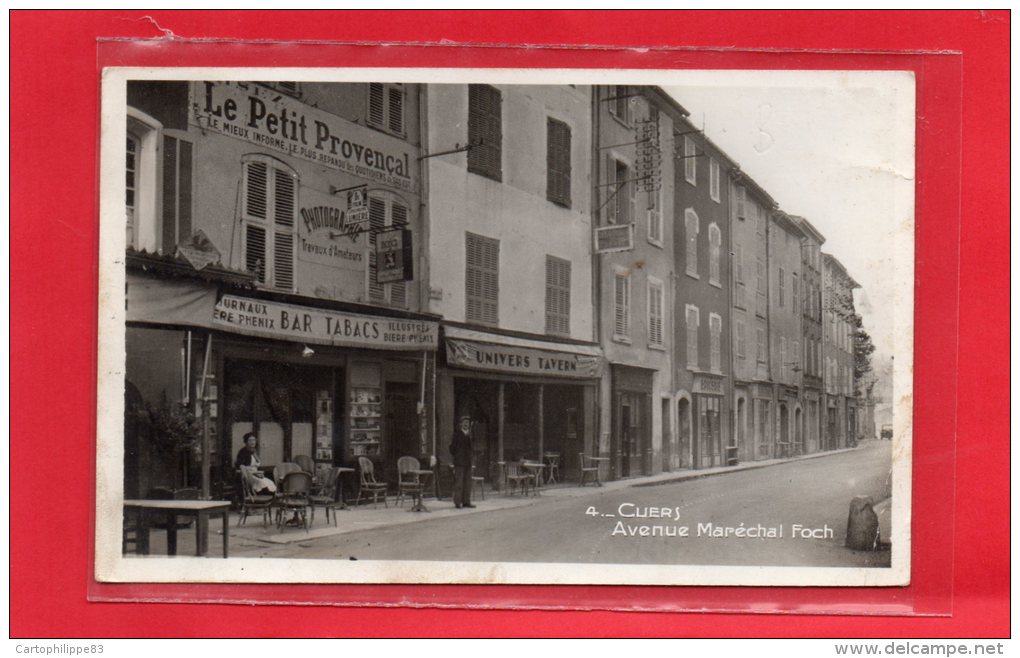 VAR 83 CUERS AVENUE DU MARECHAL FOCH BAR TABACS CAFE L'UNIVERS PUB LE PETIT PROVENÇAL - Cuers