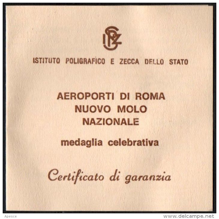 GRUPPO ALITALIA 1992 - LAVORIAMO PER FARCI SCEGLIERE - AEROPORTI DI ROMA: INAUGURAZIONE NUOVO MOLO NAZIONALE - Professionnels/De Société