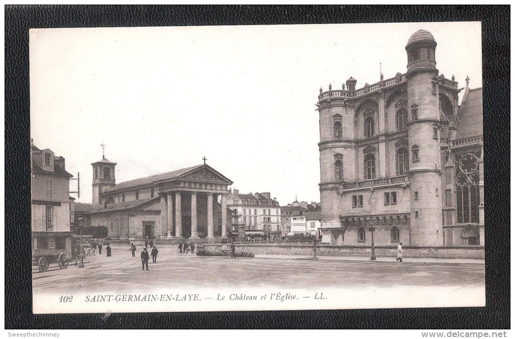 CPA 78 SAINT-GERMAIN-en-LAYE LE CHATEAU ET L'EGLISE UNUSED - St. Germain En Laye (Château)