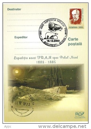 Expedition Arctique FRAM Au Pole Nord.  Carte Postale Du Norvégien Fridtjof Wedel-Jarlsberg Nansen. - Expediciones árticas