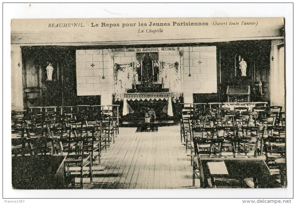 Ref 191 - BEAUMESNIL - Le Repos Pour Les Jeunes Parisinnes - La Chapelle - Beaumesnil