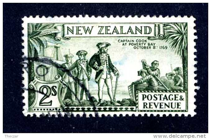 5896x)  New Zealand 1935  ~ Scott # 197 ~ Used ( Cat. $30.00-)~ Offers Welcome! - Oblitérés