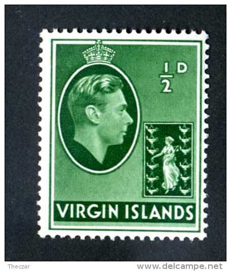 5898x)  Virgin Is 1938  ~ SG # 110 ~ Mnh** ( Cat. £2.50-)~ Offers Welcome! - British Virgin Islands