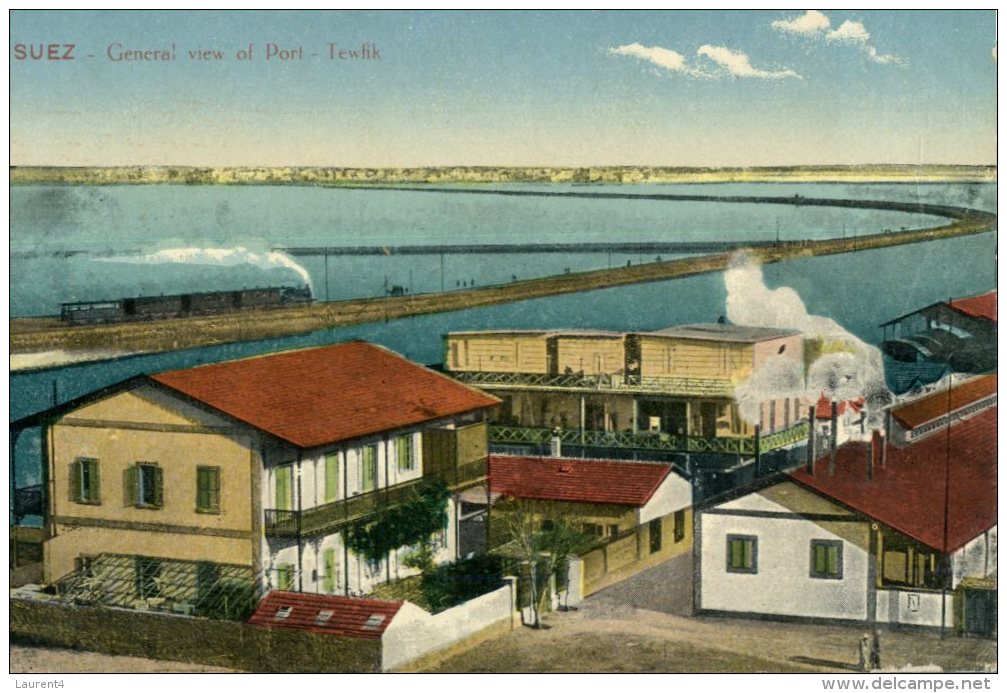 (202) Very Old Postcard - Carte Ancienne - Africa - Egypt - Suez Canal - Suez