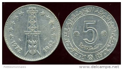 ALGERIE  5 Dinars 1972 - Argelia