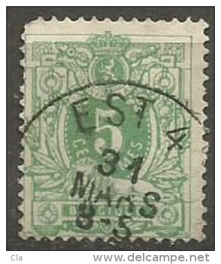 45  Obl  EST 4 (+250)  Coin Rond - 1869-1888 Lion Couché