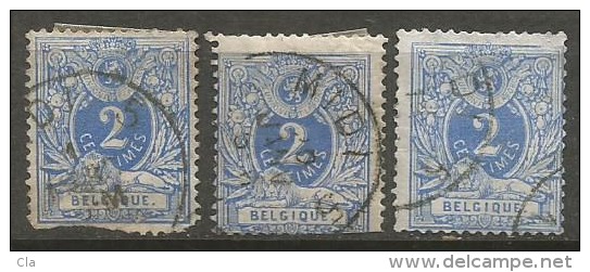 27 X 3  Obl  Midi 5 (+500)  Tous Défauts - 1869-1888 Lion Couché