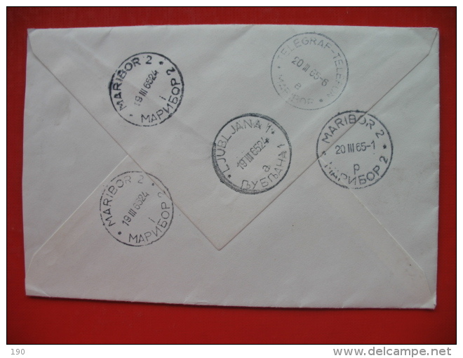 COVER-LETTER EXPRES R ZKS KONGRES LJUBLJANA - Cartas & Documentos