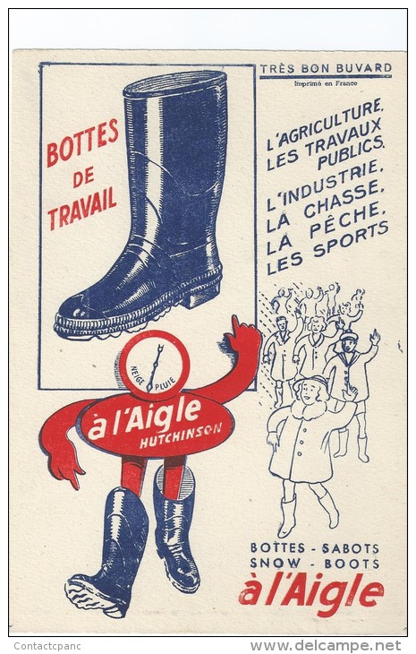 Bottes     "   à  L' AIGLE  "           Ft  =  13.5  Cm  X  21 Cm - Chaussures