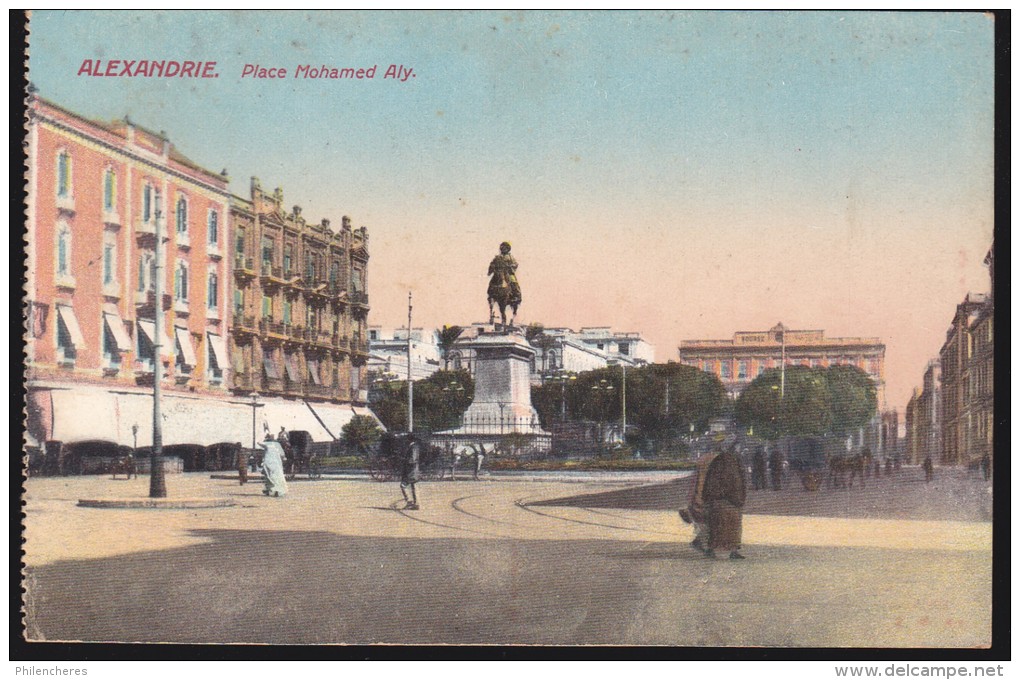 CPA - (Egypte) Alexandrie - Place Mohamed Aly - Alejandría