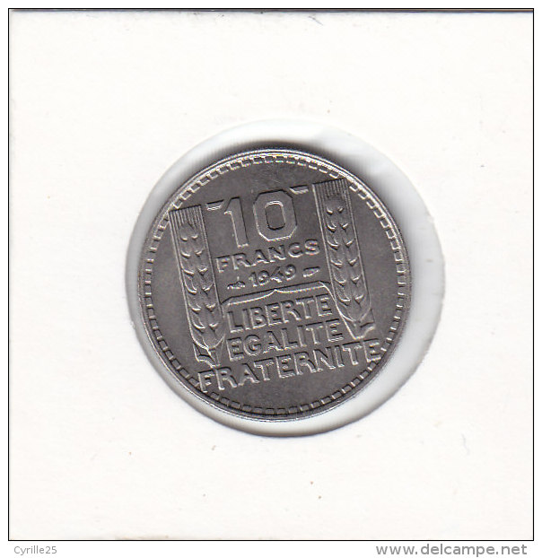 10 FRANCS Cupro-nickel 1949 - Autres & Non Classés