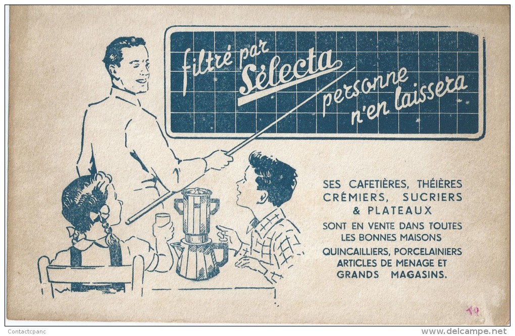 Cafetieres  Et  Théières   "  SELECTA  "   -   Ft  =  21.5 Cm X 13.5 Cm - Café & Té