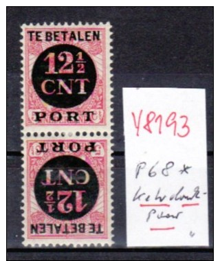 Niederlande  P68  Kehrdruckpaar   *  (y8193 )  Siehe Scan ! - Postage Due