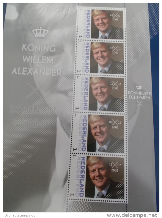 Nederland  2013  KONING WILLEM-ALEXANDER  Siervelletje Postfris/mnh/sans Charniere - Unused Stamps