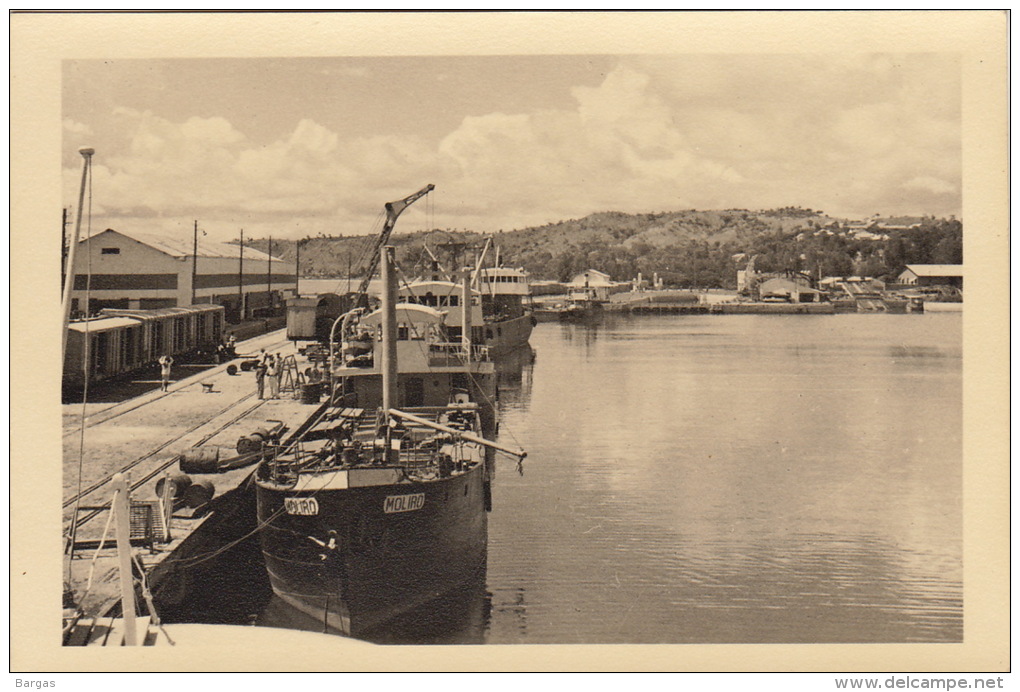 Carte Photo Affrique Neu Usumbura Albertville Port Bateau Congo - Altri & Non Classificati