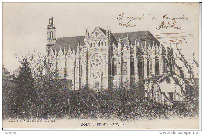 44 NORT SUR ERDRE - L´église - D18 21 - Nort Sur Erdre