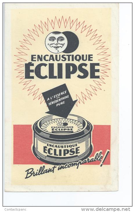 Encaustique         "  ECLIPSE  "           -   Ft  =  12 Cm  X  20. Cm - Produits Ménagers