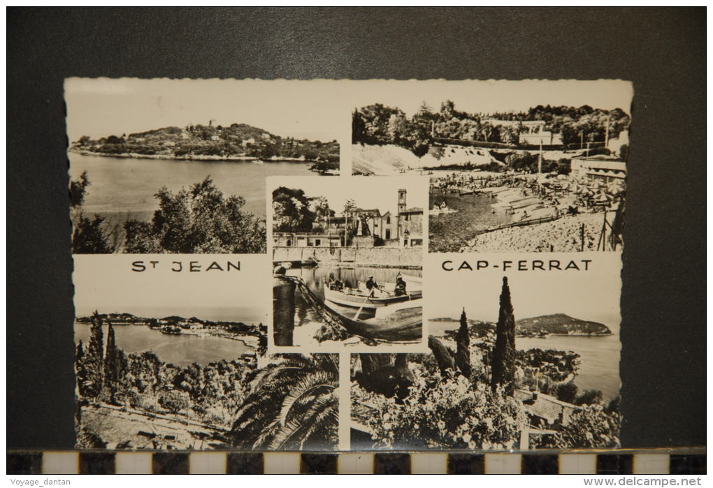 CP, 06, Saint Jean Cap Ferrat  Multivues N°66 Edition MAR 1959 - Saint-Jean-Cap-Ferrat