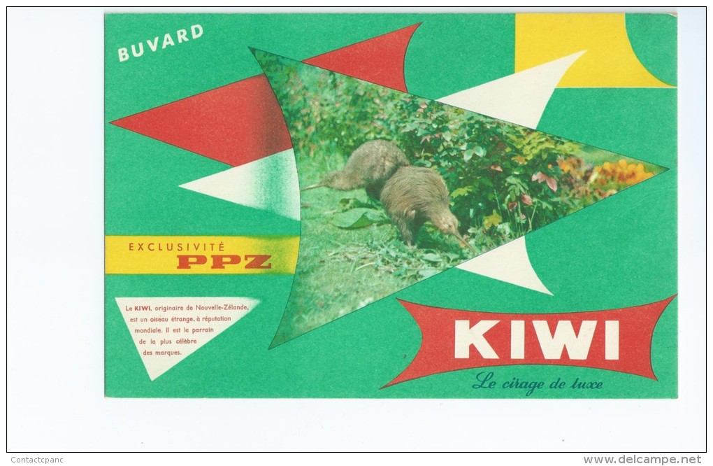 P. P. Z.     "   KIWI  "       -   Ft  =  12 Cm  X  18 Cm - Limpieza