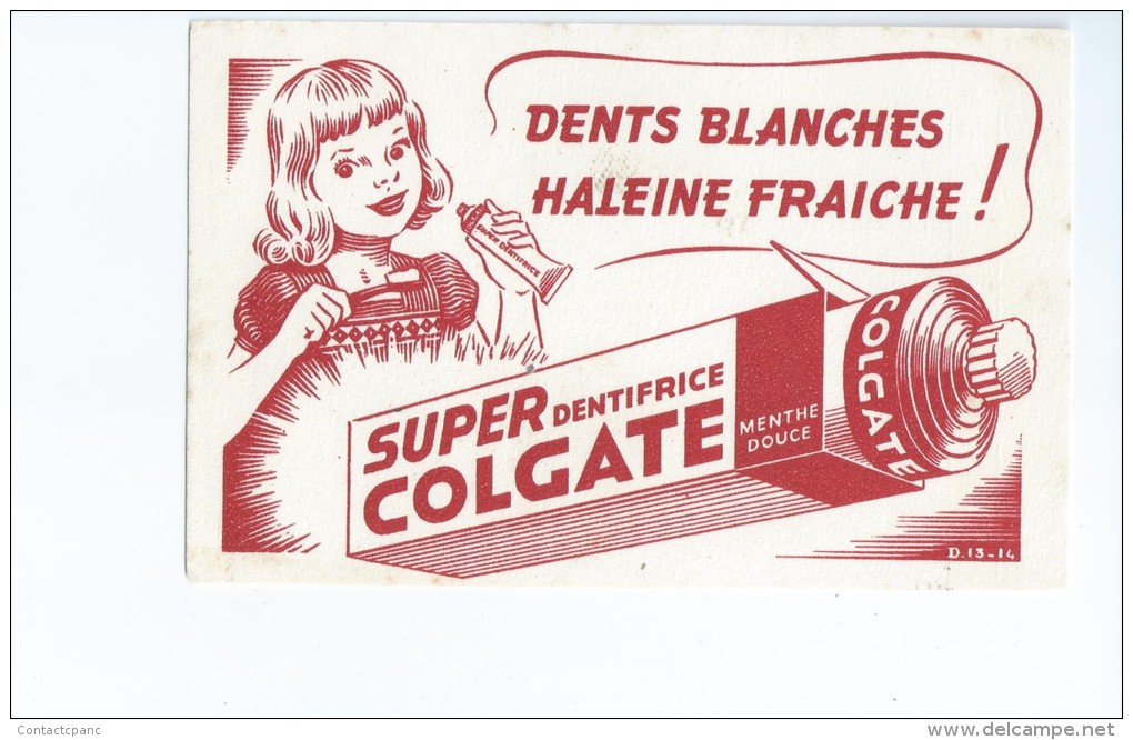 Dentifrice   " COLGATE  "       -   Ft  =  11 Cm  X  17 Cm - Drogisterij En Apotheek