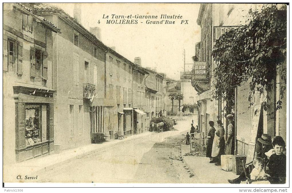 CPA  MOLIERES, Grand'Rue  8937 - Molieres