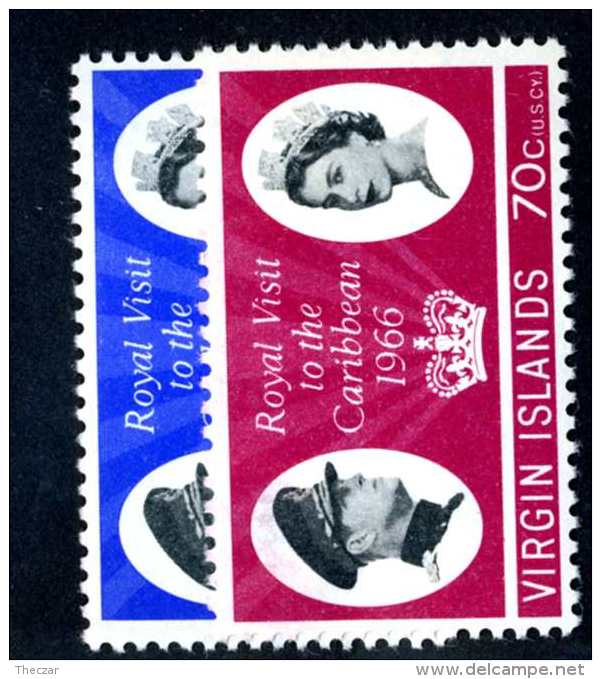 5931x)  Virgin Is 1966  ~ SG # 201-02  Mnh** ~ ( Cat. £1.80 )~ Offers Welcome! - British Virgin Islands