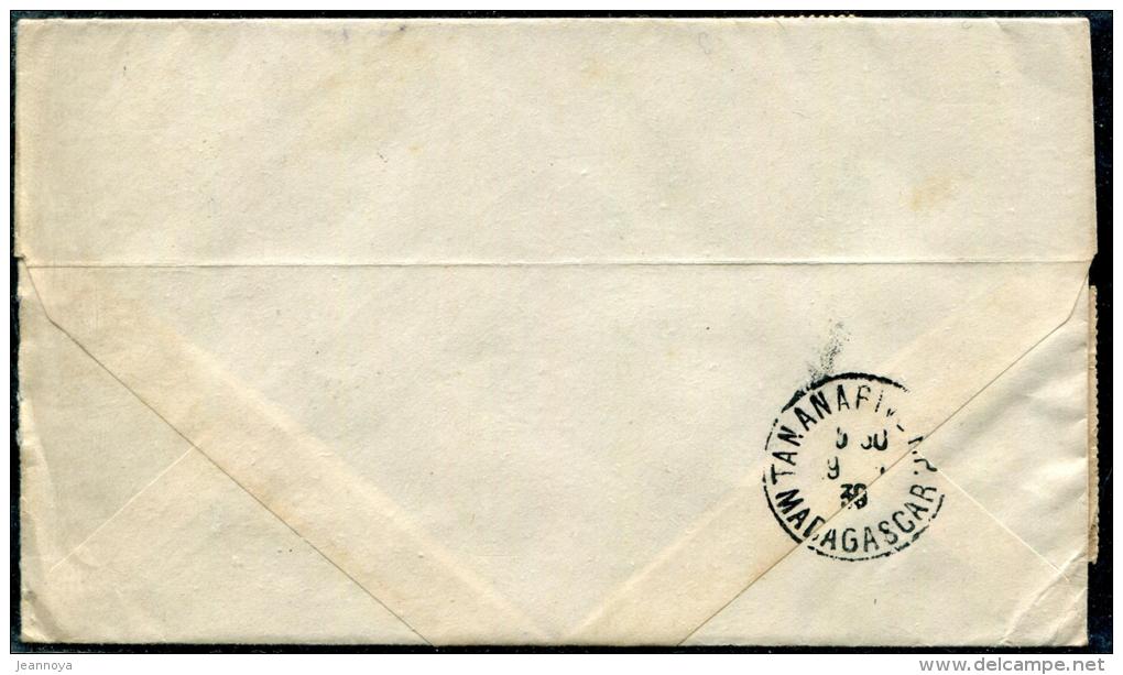 MADAGASCAR - N° 164(2) + 165 + 170(2) OBL. " TAMATAVE LE 26/12/1939 " POUR PARIS - TB - Covers & Documents