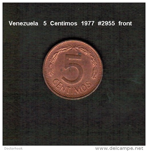 VENEZUELA    5  CENTIMOS  1977  (Y # 49) - Venezuela