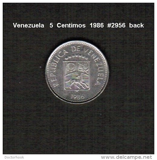 VENEZUELA    5  CENTIMOS  1986  (Y # 49b) - Venezuela