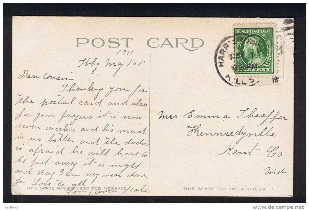 RB 952 -  1911 USA Postcard - Front Street Harrisburg - Pennsylvania - Harrisburg