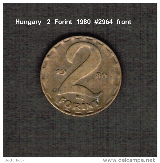 HUNGARY    2  FORINT  1980  (KM # 591) - Hungary