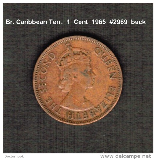EAST CARIBBEAN TERRITORIES     1  CENT  1965  (KM # 2) - Caribe Oriental (Territorios Del)
