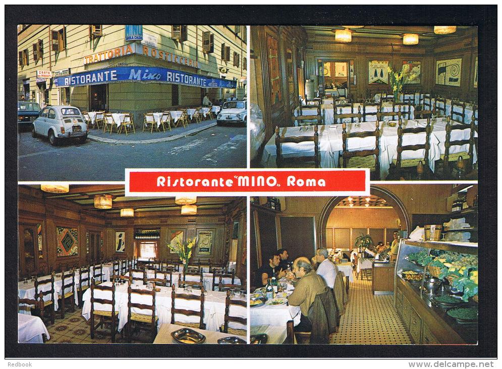 RB 952 - Multiview Postcard -  Ristorante "Mino" Roma Rome Italy - Bars, Hotels & Restaurants